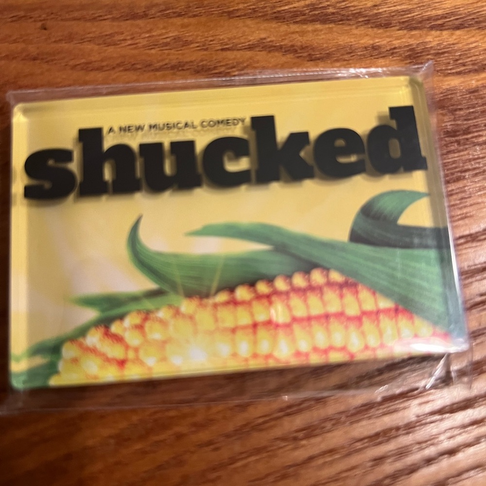 Magnet from the Theater show “Shucked”. Like new condition!